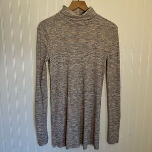 We The Free Women’s Stonecold Turtleneck Ribbed Tunic Slit Back Size XS